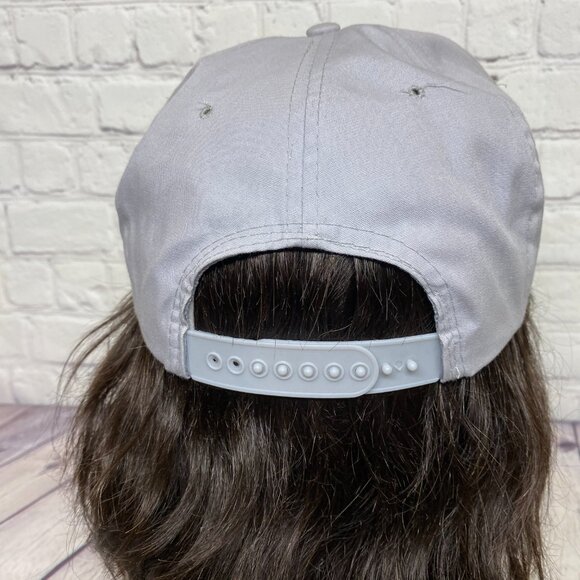 Vintage Hat Cap Snapback Gray UFA 25th Anniversary Giant Embroidered Logo Patch - Picture 3 of 9